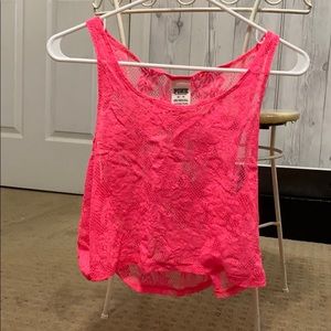 hot pink tank top